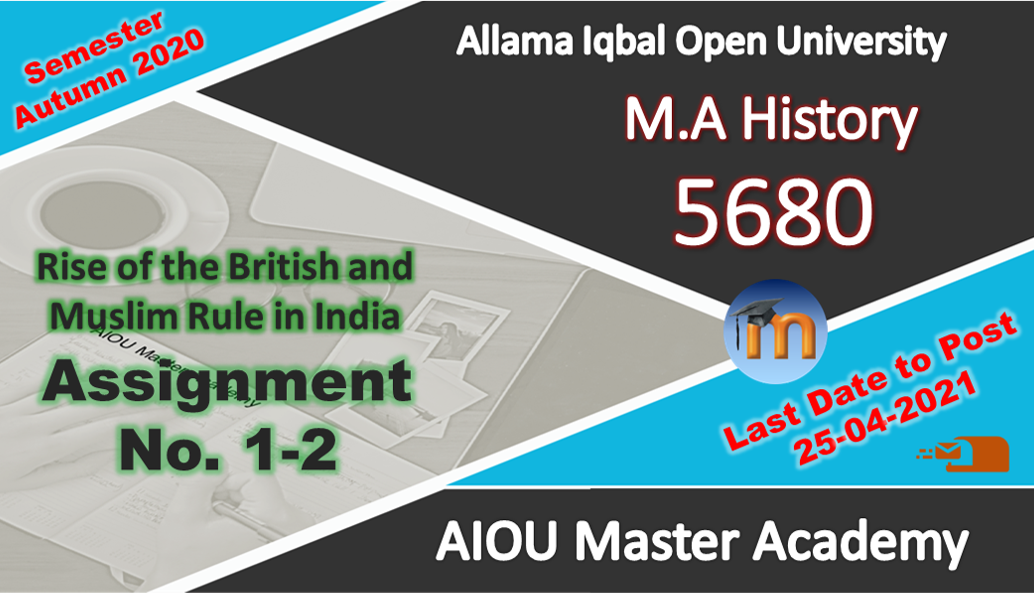 aiou ma history solved assignments